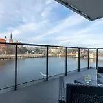 River View Terrace With Ac & Parking By Renters 公寓 什切青