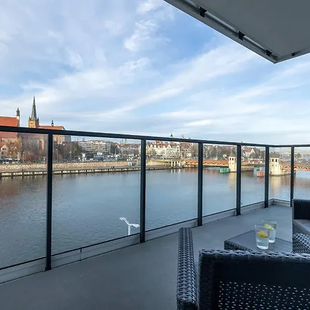 River View Terrace With Ac & Parking By Renters Appartement Szczecin