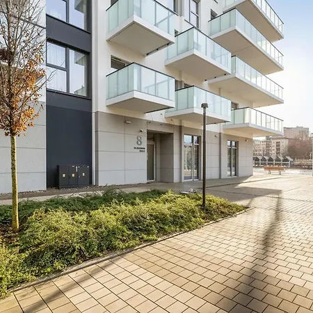 River View Terrace With Ac & Parking By Renters * Щецин