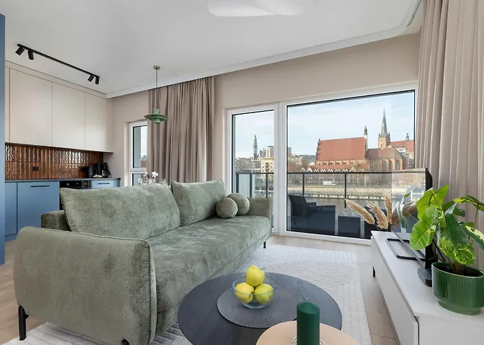 Lägenhet River View Terrace With Ac & Parking By Renters *