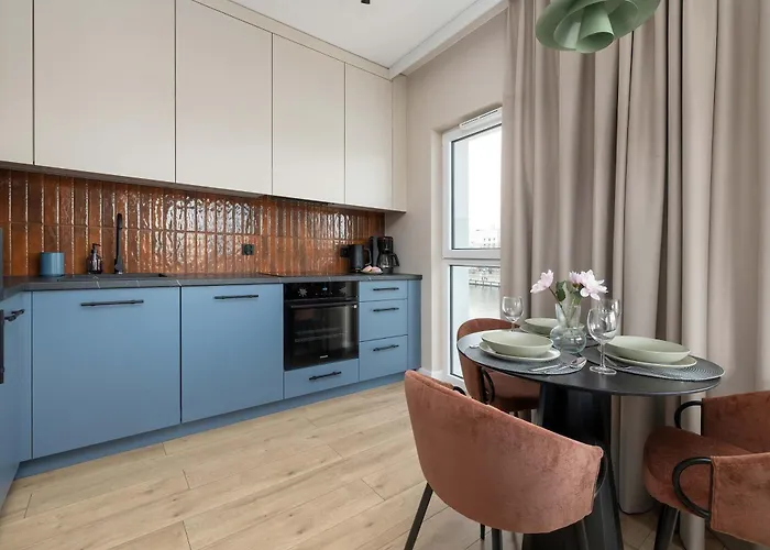 River View Terrace With Ac & Parking By Renters * Szczecin