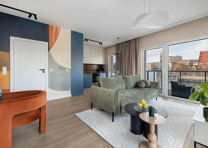 River View Terrace With Ac & Parking By Renters Appartement Szczecin