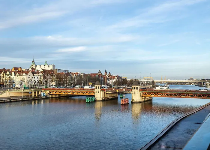 River View Terrace With Ac & Parking By Renters Lägenhet Szczecin